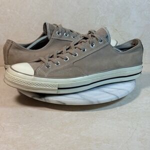 Converse Chuck Taylor All Star 70 Low Top Suede Taupe M 13 W 15 Retro Athletic